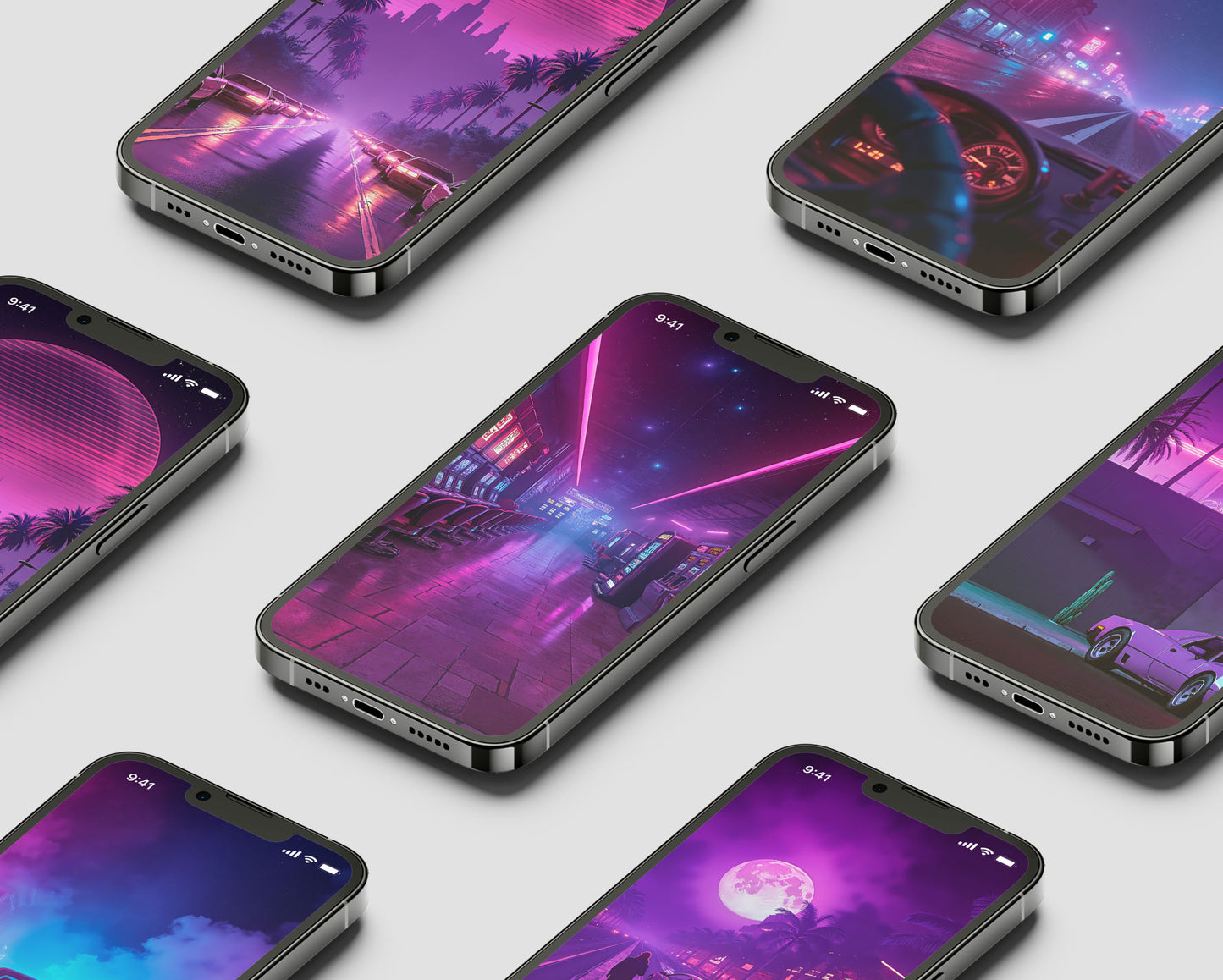 Synthwave Phone Wallpapers - Free Download for a Limited Time