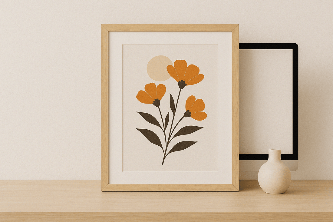 Displaying art for sale