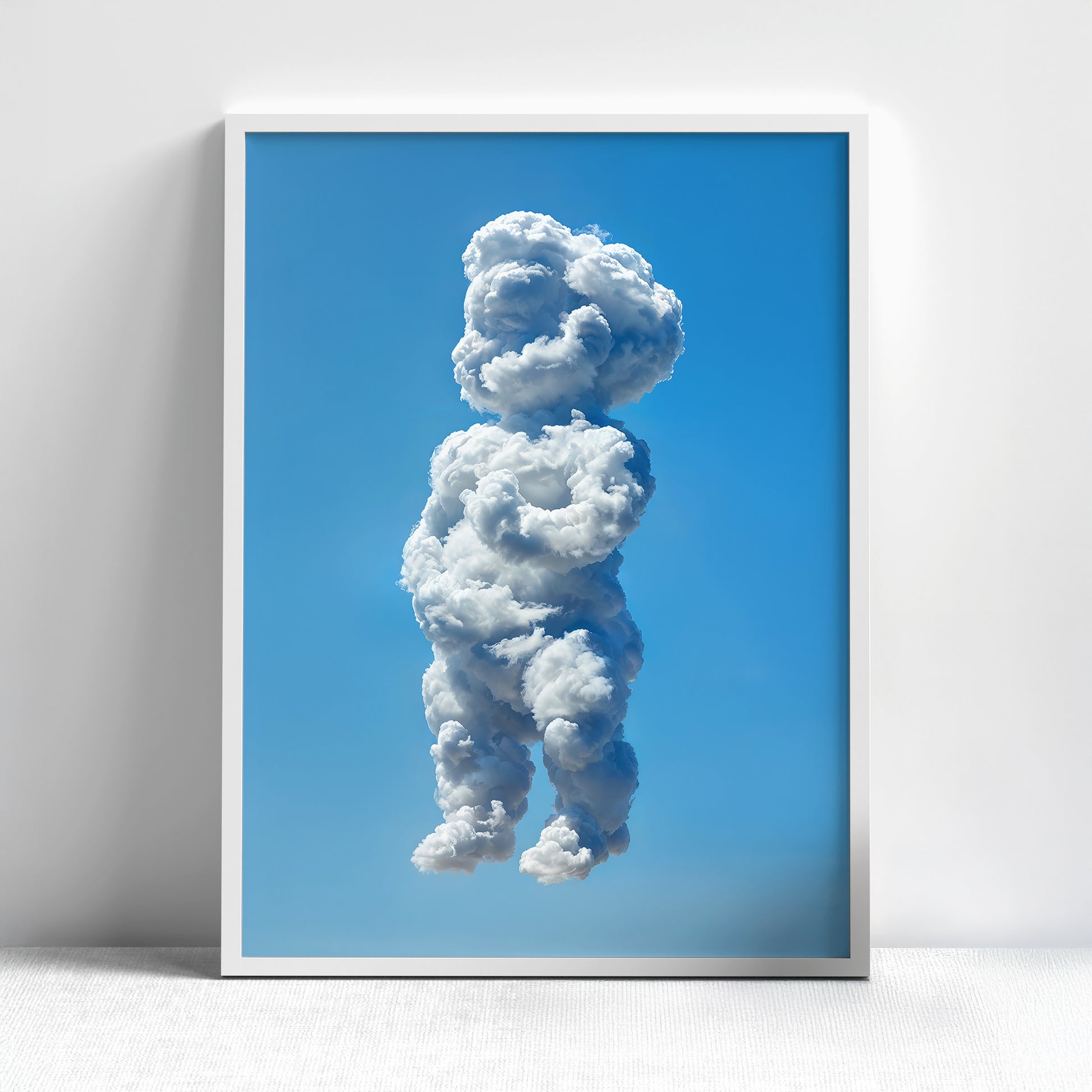 Baby cloud framed print by Artica Prints